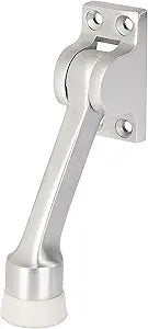 BRINKS Commercial - 4" Kick-Down Door Stop, Satin Chrome Finish