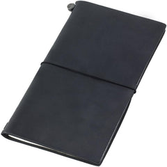 DESIGNPHIL Traveler's Notebook, Regular Size, Black, 13714006