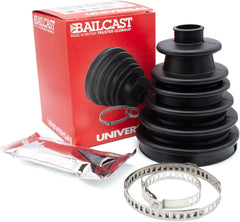 Bailcast CVS18 Universal Split Constant Velocity Joint Gaiter Boot Replacement Kit, Black