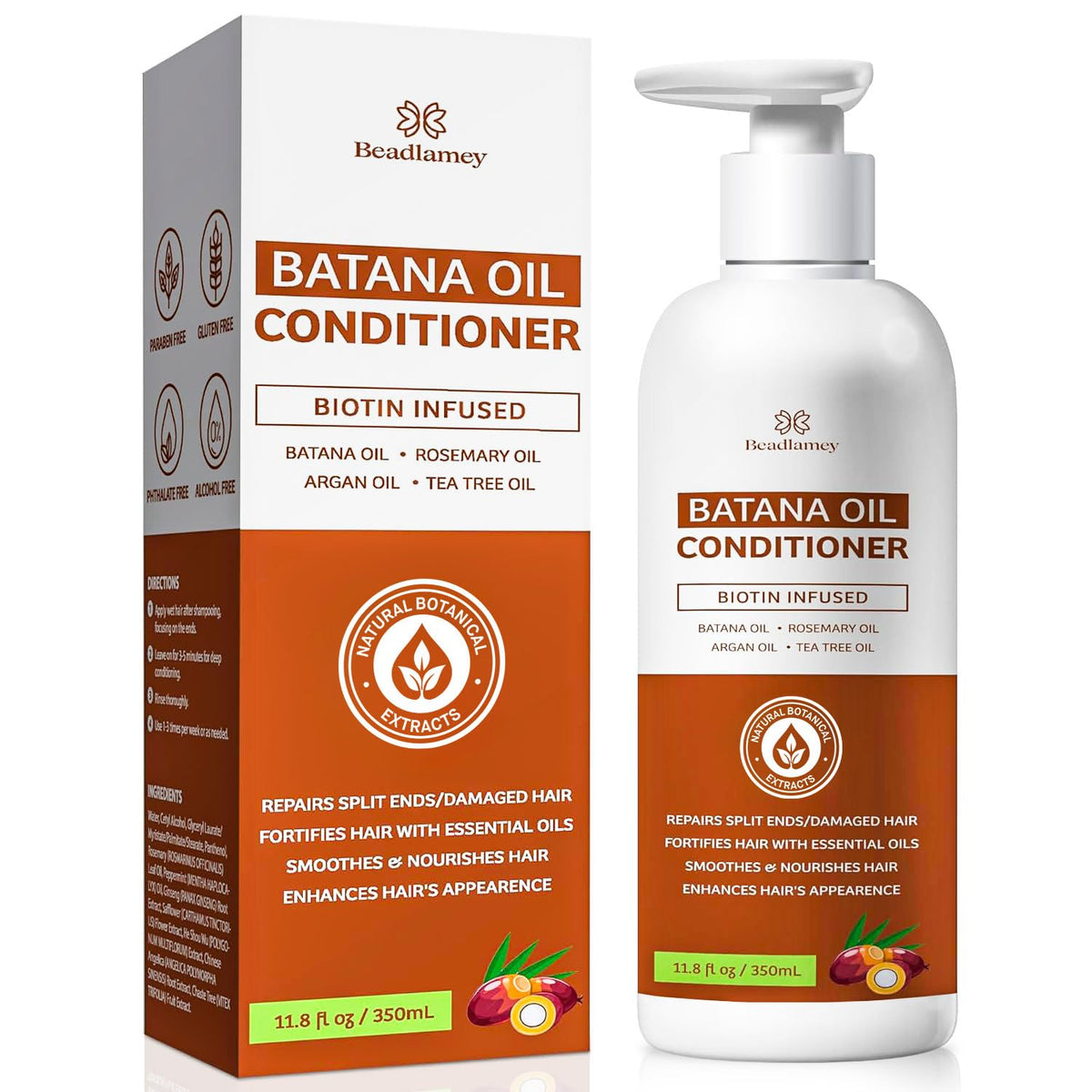 Batana Oil Hair Growth Conditioner repair split ends and dry/damaged