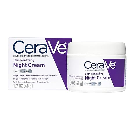 CeraVe Skin Renewing Night Cream, 1.7 Ounce