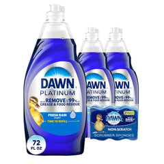 Dawn Platinum Dish Soap Liquid, (Pack of 2) 72 Fl oz