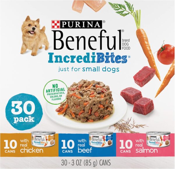 Purina Beneful Small Breed Wet Dog Food Variety Pack, IncrediBites
