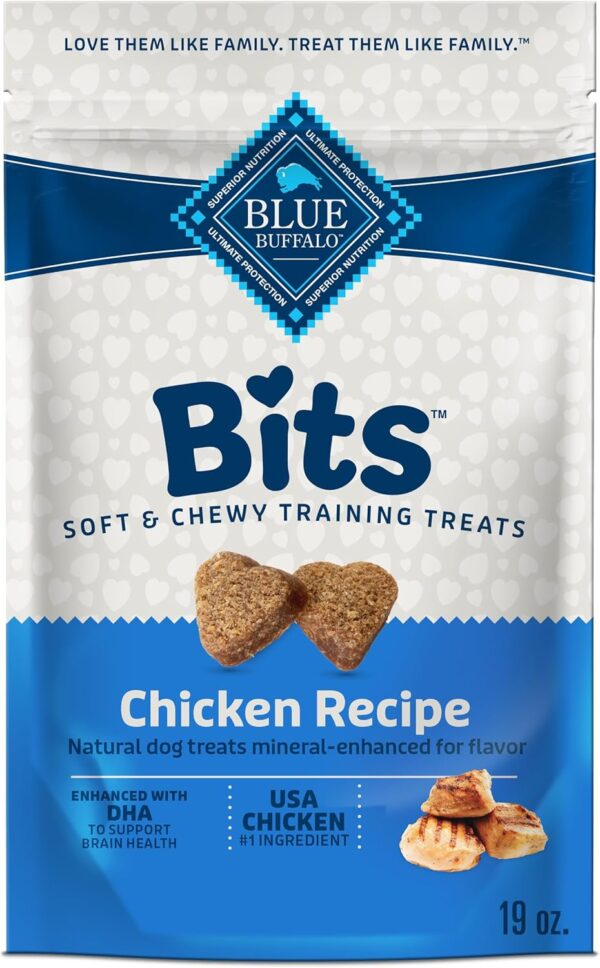 Blue Buffalo Bits Soft Dog Treats for Training 19-oz Bag