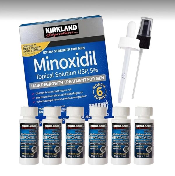 Kirkland Signature,6 Months-Minoxidil 5% Topical Solution